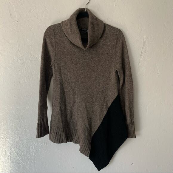 Eileen Fisher Asymmetrical Turtleneck Yak Wool NWOT - Picture 4 of 16